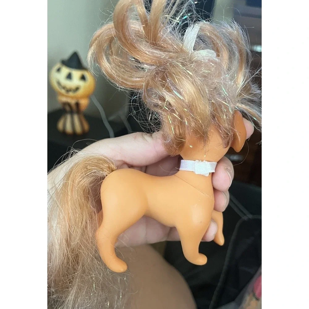 VINTAGE 1994 MATTEL BARBIE PRETTY LOVIN' PETS‎ MANDI BROWN PUPPY DOG TOY